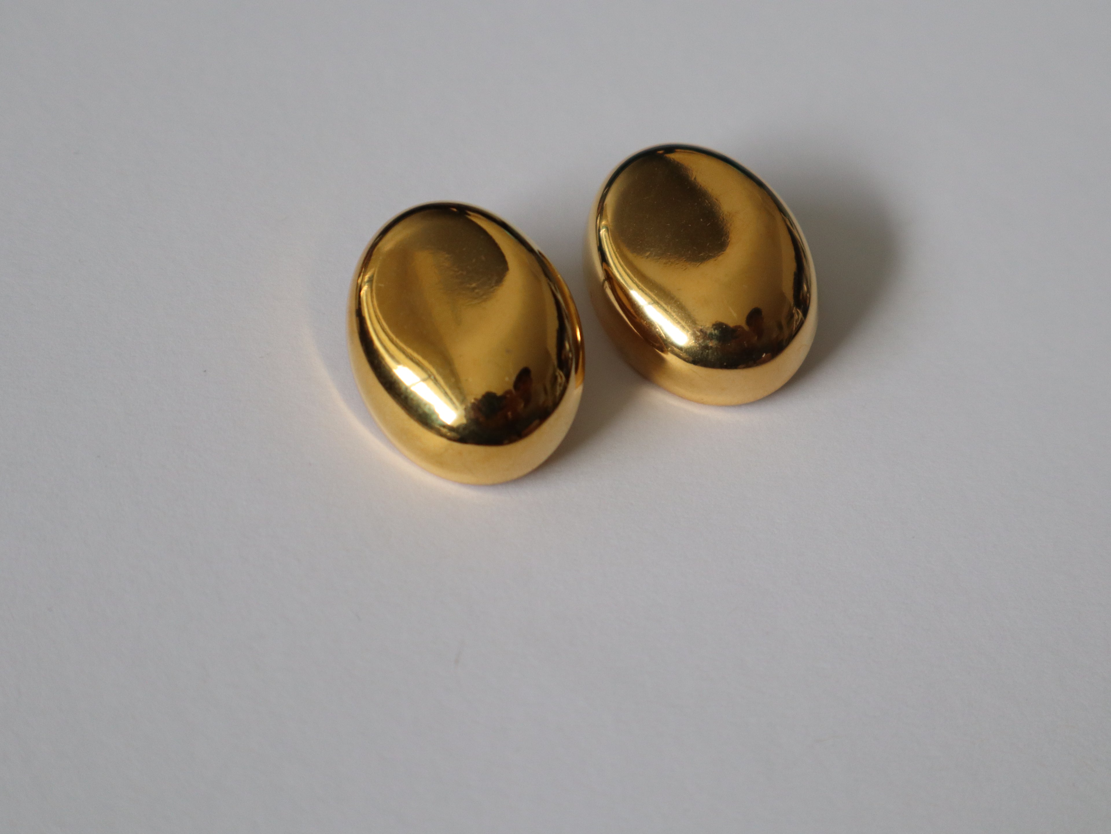 Brincos Oval Dourado