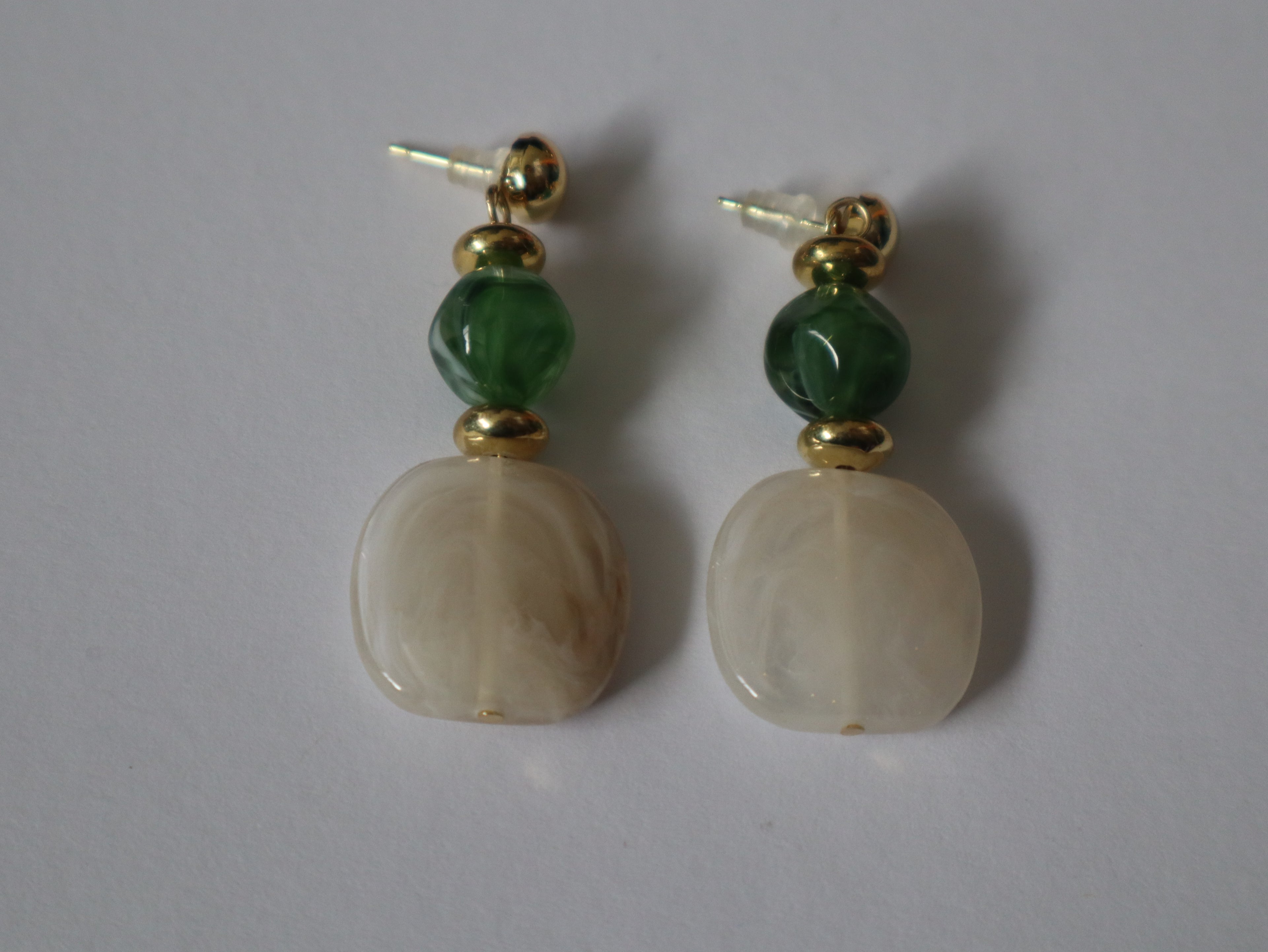 Brincos Verde Natural