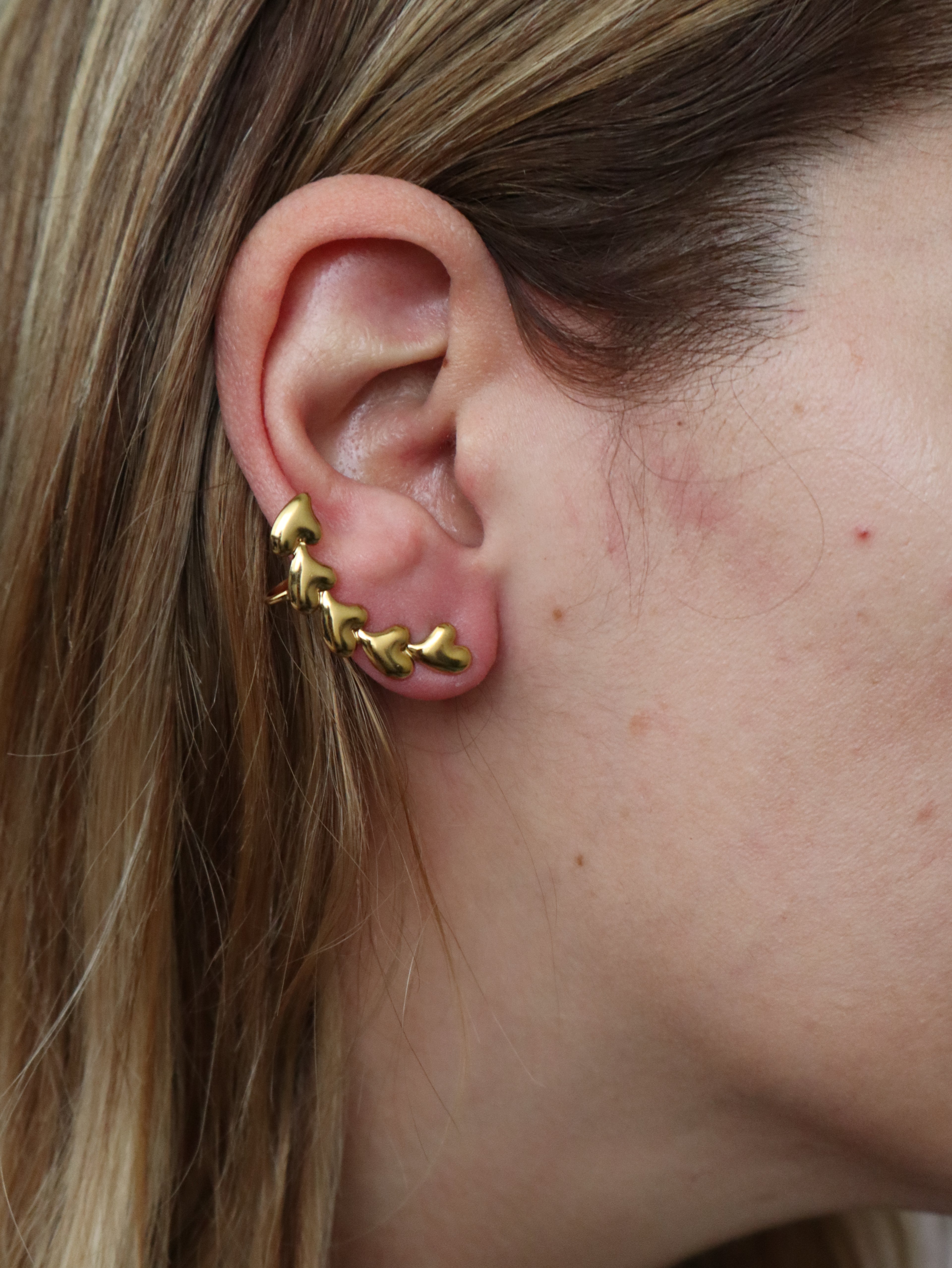 Brincos Cascata de Corações