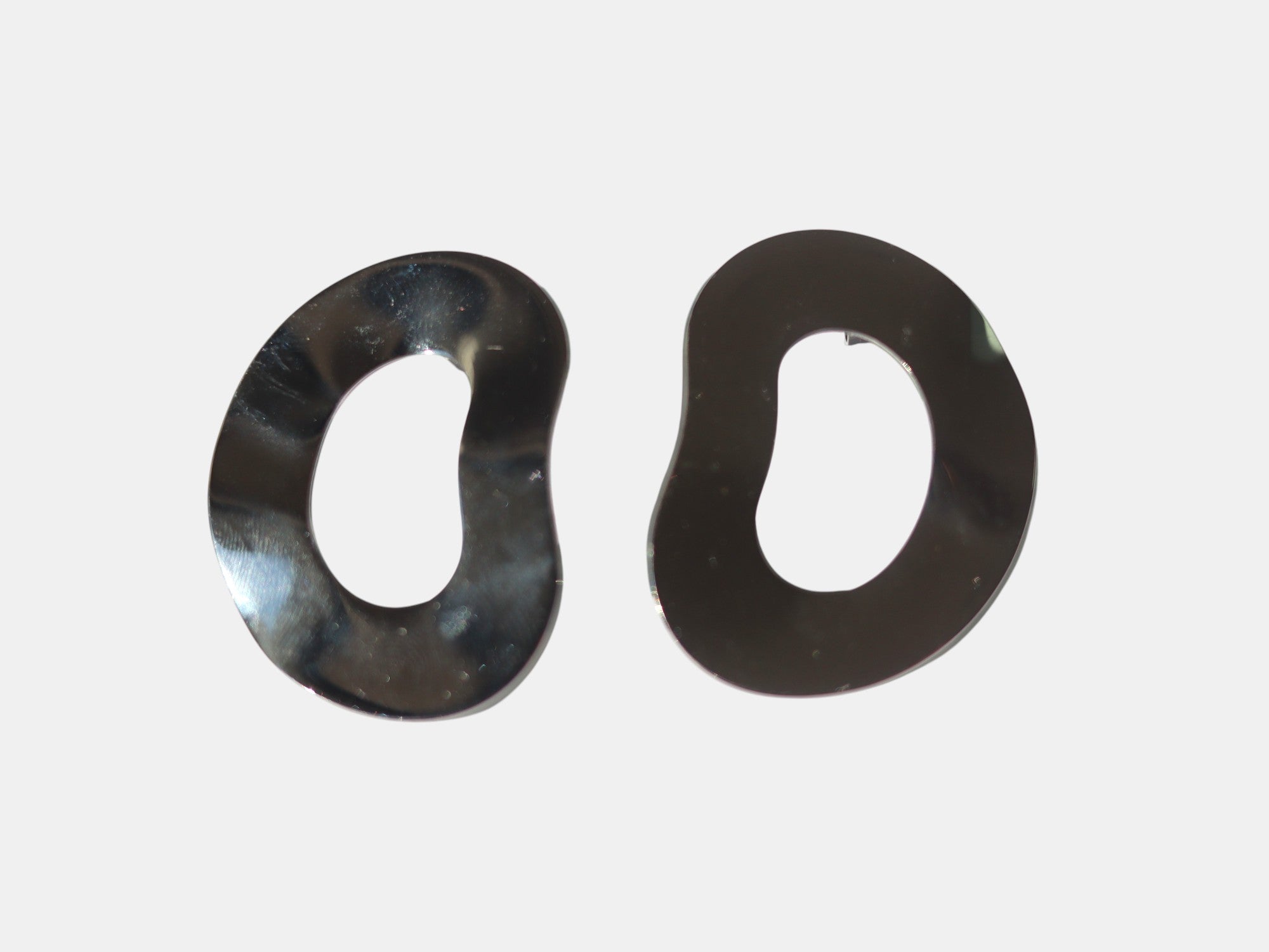 Brincos Eclipse Prateado
