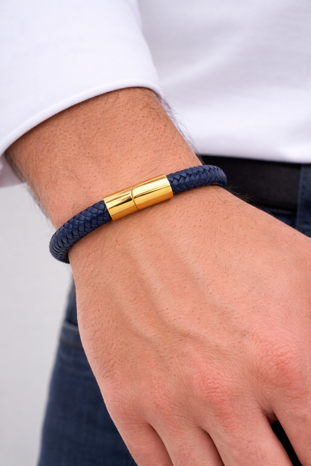 Pulseira Masculina Navy Gold
