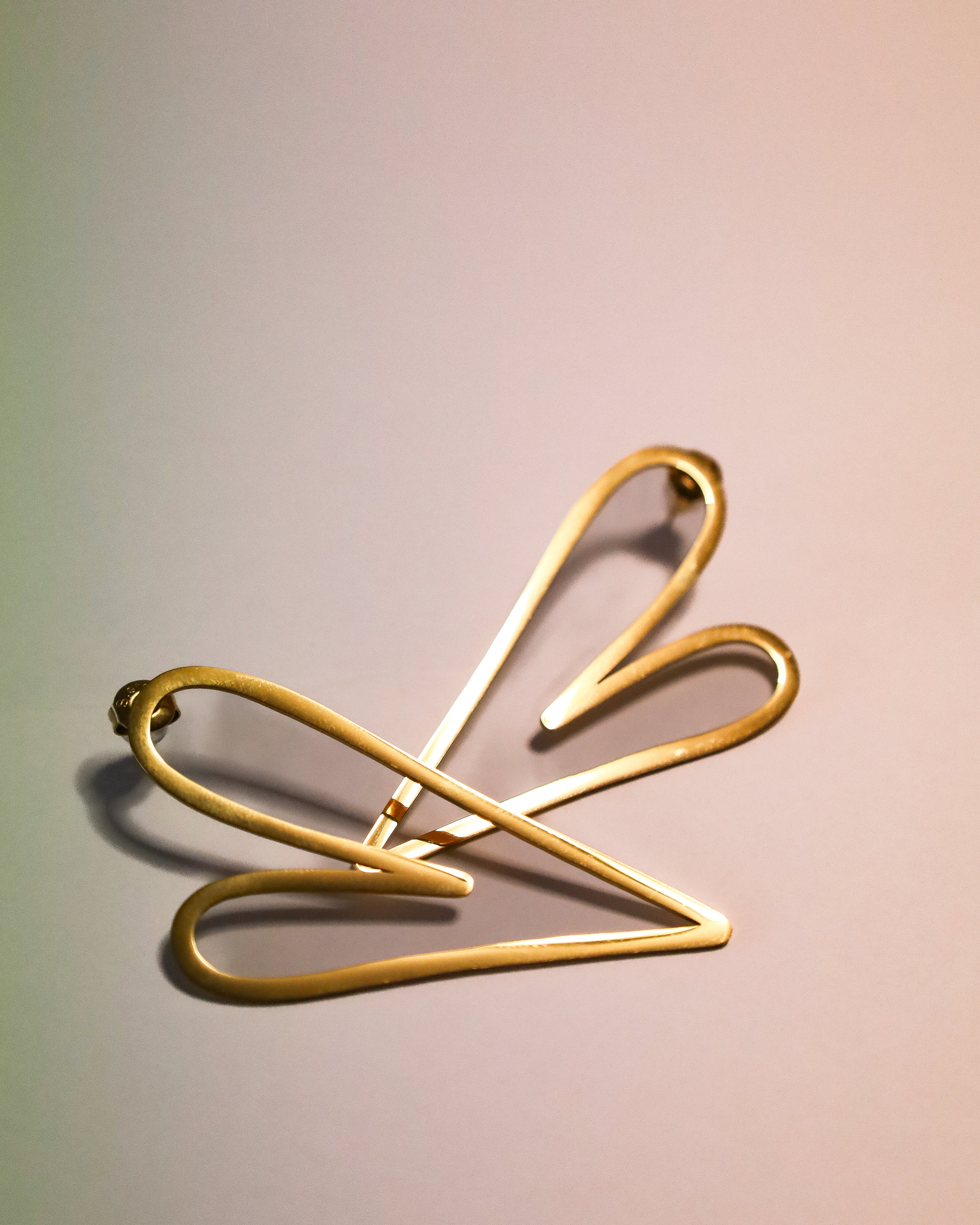 Brincos Coração Minimal Chic