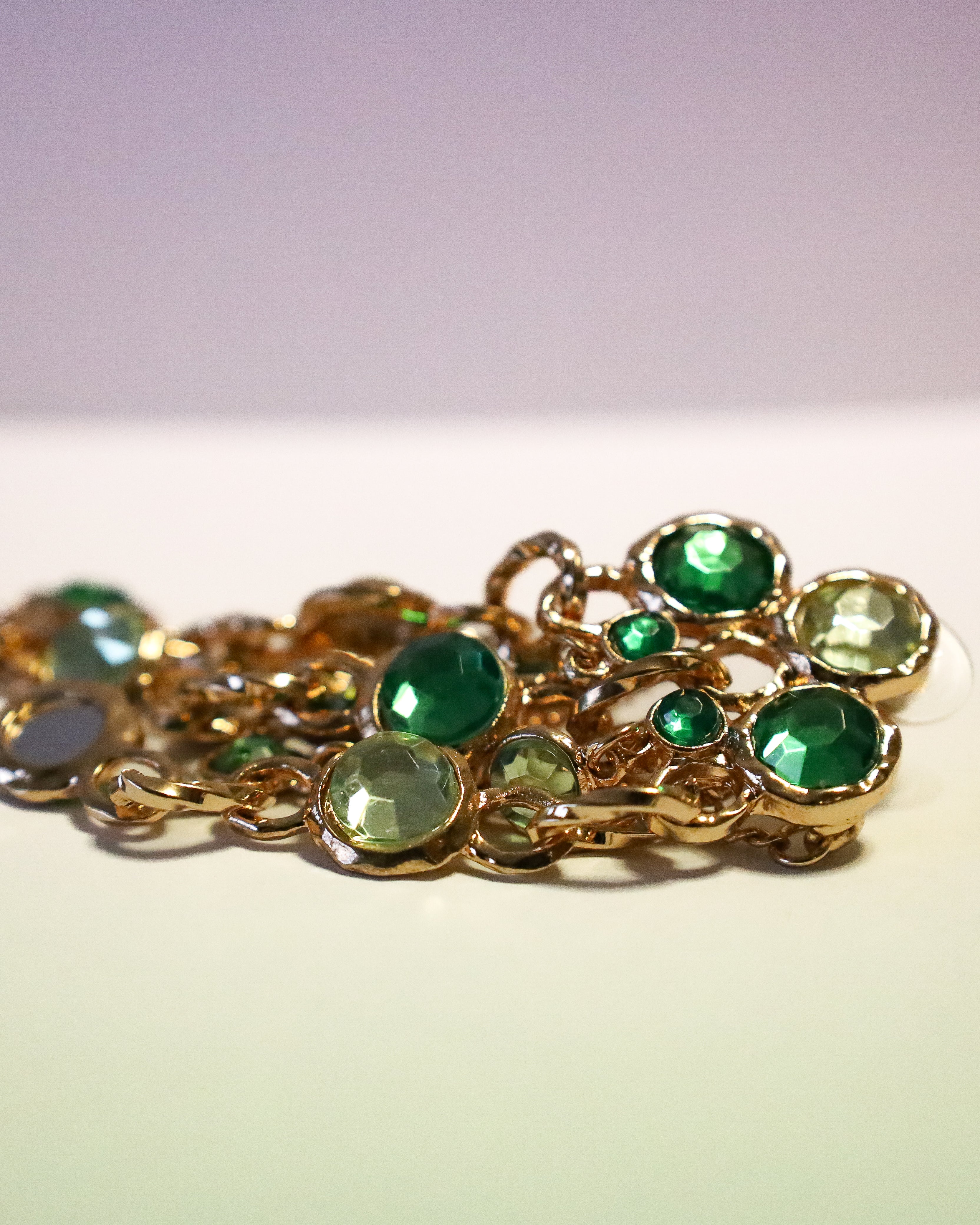 Brincos Carlota Esmeralda