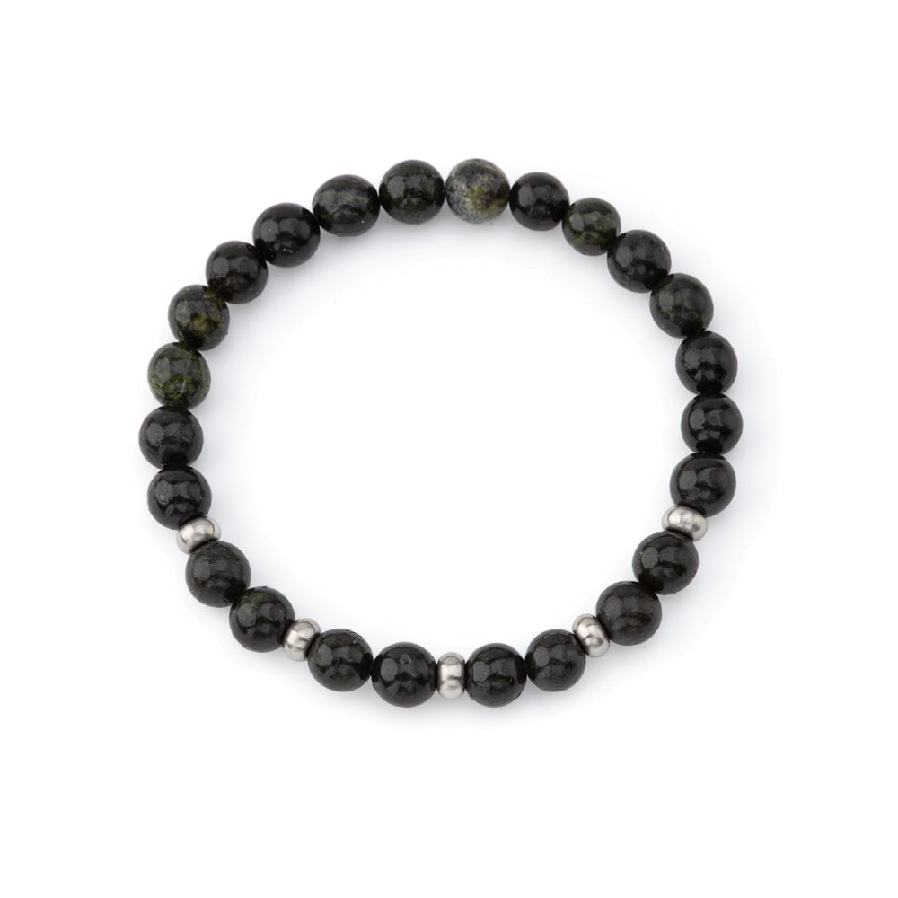 Pulseira Masculina Black Stone
