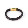 Pulseira Masculina Brown Gold