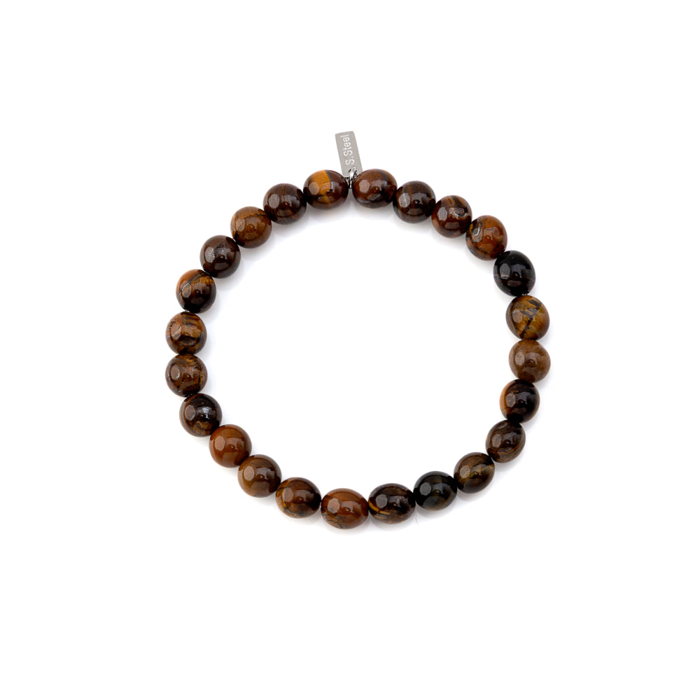 Pulseira Masculina Brown Mix Beads