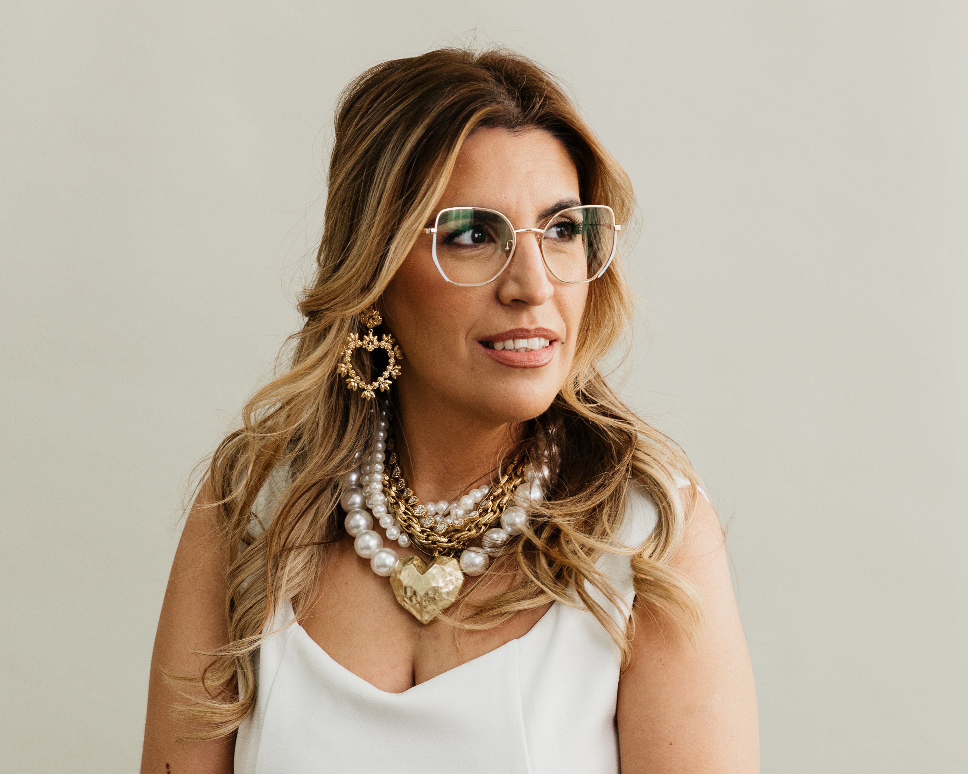 Brincos Coração Rosé Dourado